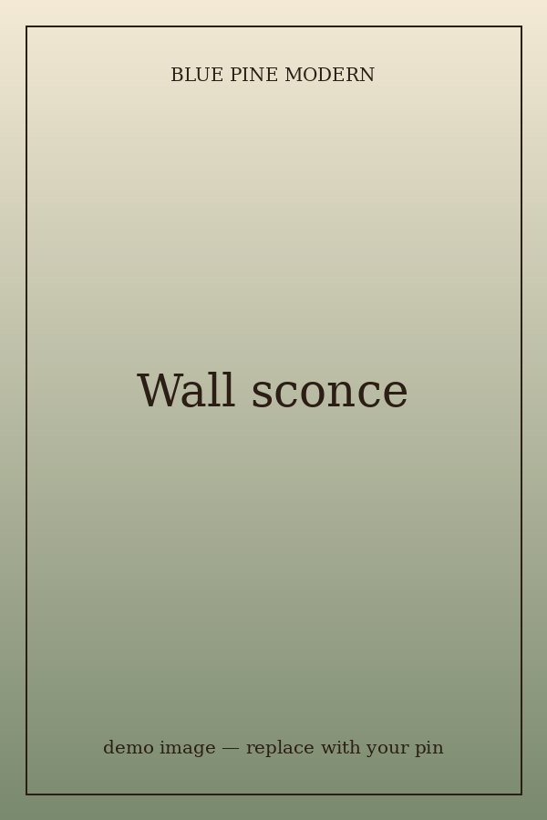 Blackened-bronze wall sconce