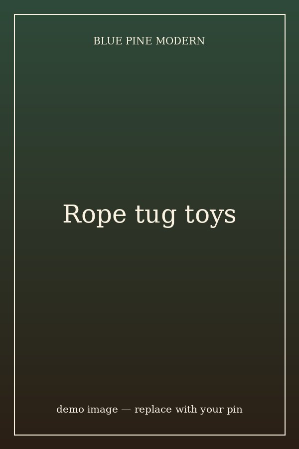 Braided rope dog tug toy